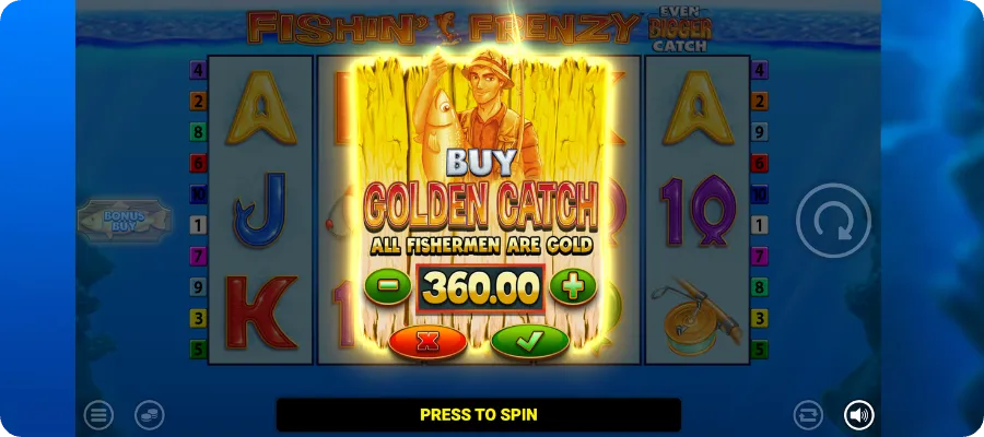 Money Fish Symbole im Fishin Frenzy Even Bigger Catch Slot